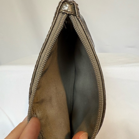 Express Metallic Quilted Wristlet Clutch - Picture 3 of 5